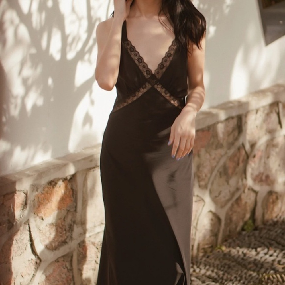 NWOT Reformation Provence Dress Black🖤